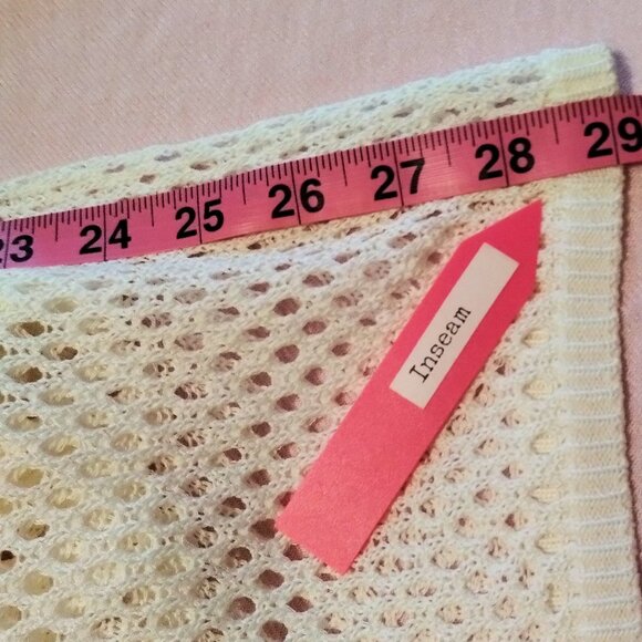 White (S) Loose Mesh Lounge Outfit - Picture 8 of 11